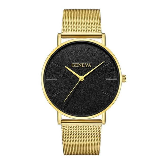 Geneva Ladies High Quality Stainless Steel Watch