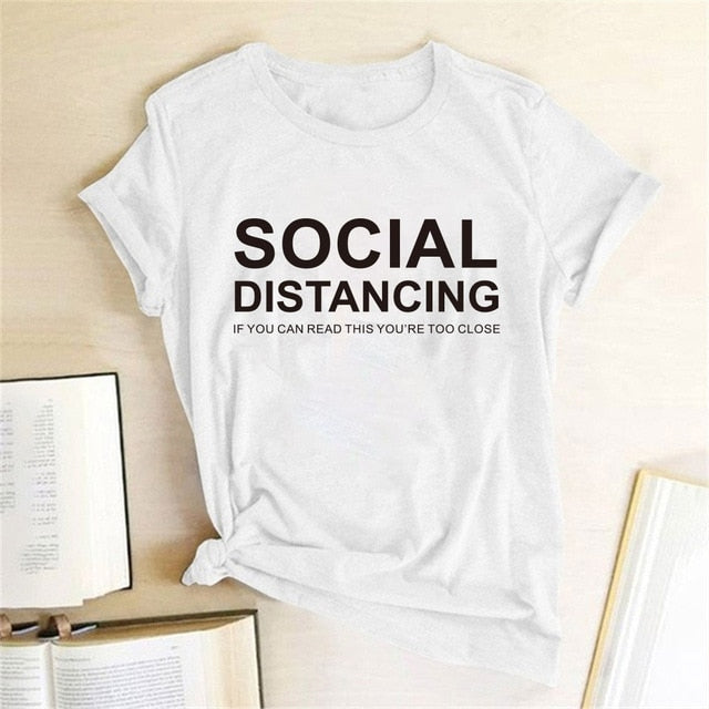 Social Distancing Short Sleeve Tees